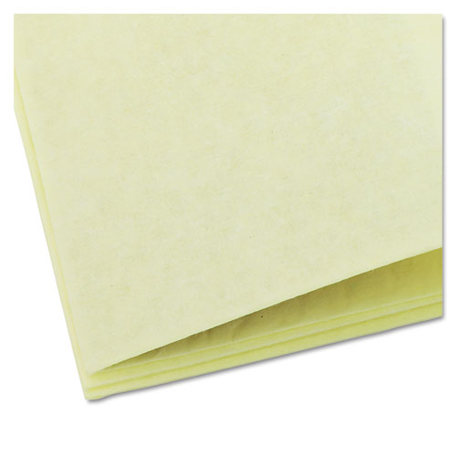 Picture of Dusting Cloths Quarterfold, 17 x 24, Unscented, Yellow, 50/Pack, 4 Packs/Carton