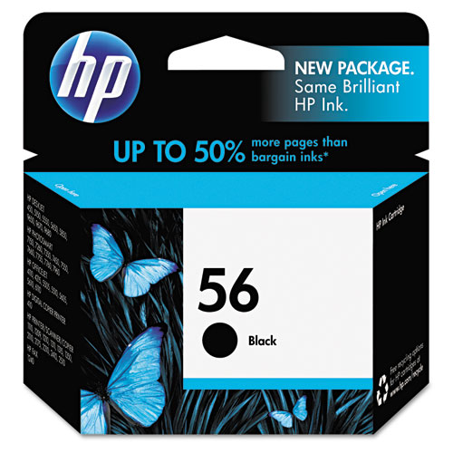 HP+56%2C+%28c6656an%29+Black+Original+Ink+Cartridge