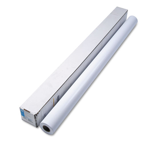 Picture of DesignJet Inkjet Large Format Paper, 7 mil, 60" x 100 ft, Semi-Gloss White