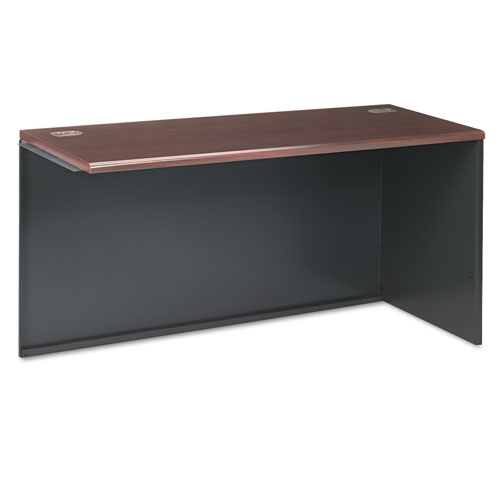 Picture of 38000 Series Return Shell, Right, 60w x 24d x 29.5h, Mahogany/Charcoal
