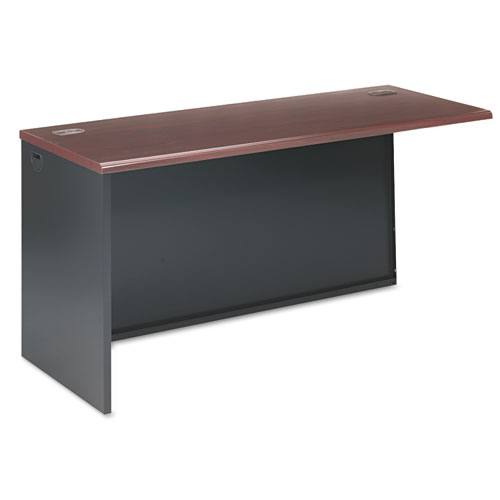 Picture of 38000 Series Return Shell, Left, 60w x 24d x 29.5h, Mahogany/Charcoal