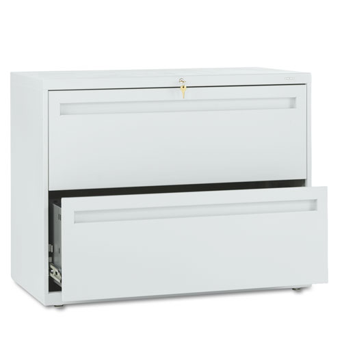 Picture of Brigade 700 Series Lateral File, 2 Legal/Letter-Size File Drawers, Light Gray, 36" x 18" x 28"