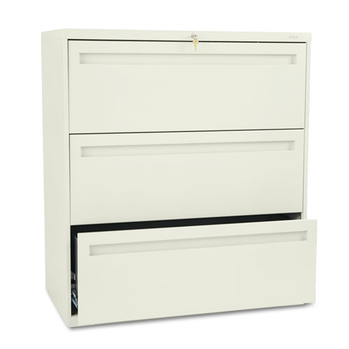 Picture of Brigade 700 Series Lateral File, 3 Legal/Letter-Size File Drawers, Putty, 36" x 18" x 39.13"