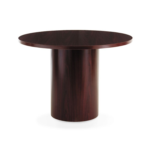 Picture of Laminate Cylinder Table Base, 18" dia x 28h, Mahogany