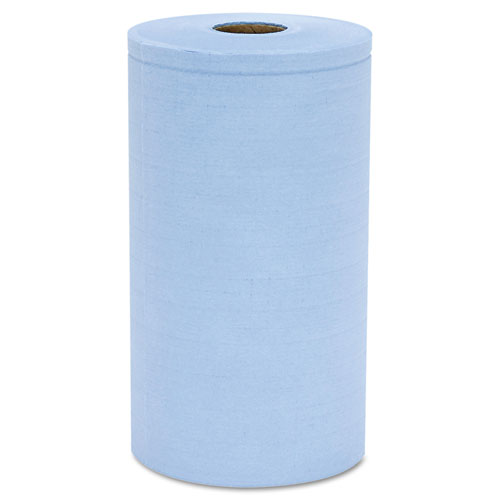 Picture of Prism Scrim Reinforced Wipers, 4-Ply, 9.75" x 275 ft, Unscented, Blue, 6 Rolls/Carton