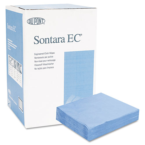 Picture of Sontara EC Engineered Cloths, 12 x 12, Blue, 100/Pack, 10 Packs/Carton