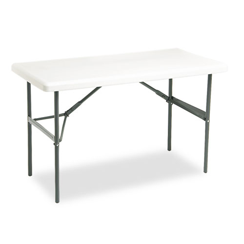 Picture of IndestrucTable Classic Folding Table, Rectangular, 48" x 24" x 29", Platinum