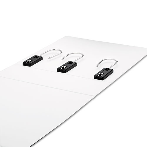 Picture of Gapless Loop Ring View Binder, 3 Rings, 4" Capacity, 11 x 8.5, White