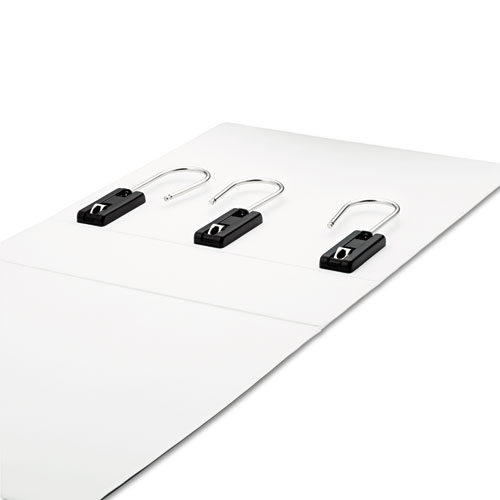 Picture of Gapless Loop Ring View Binder, 3 Rings, 5" Capacity, 11 x 8.5, White