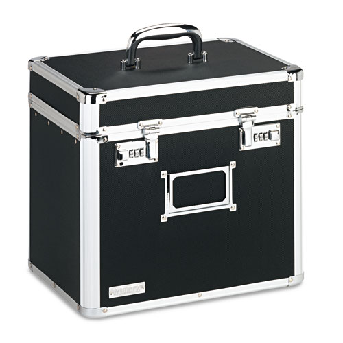 Picture of Locking File Chest, Letter Files, 13.5" x 10.5" x 13.25", Black
