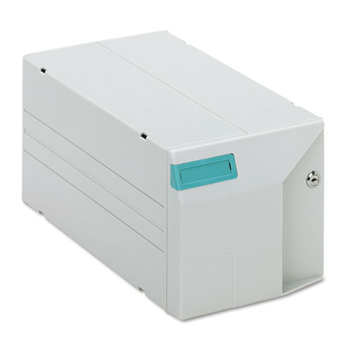 Picture of CD/DVD Storage Drawer, Holds 150 Discs, Light Gray