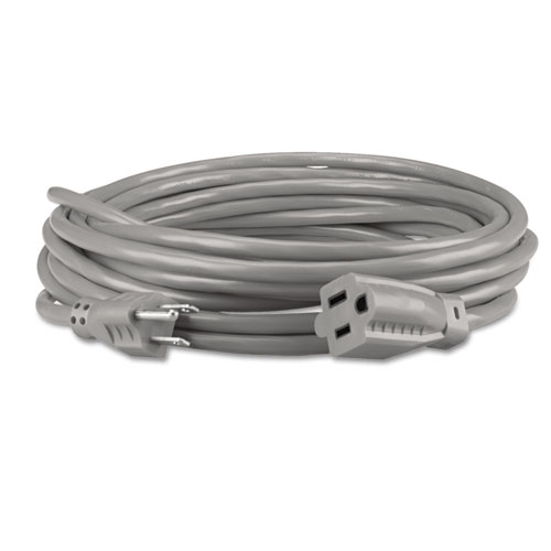 Picture of Indoor Heavy-Duty Extension Cord, 15 ft, 13 A, Gray