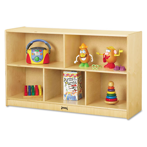 Picture of Low Single Mobile Storage Unit, 48w x 15d x 29.5h, White