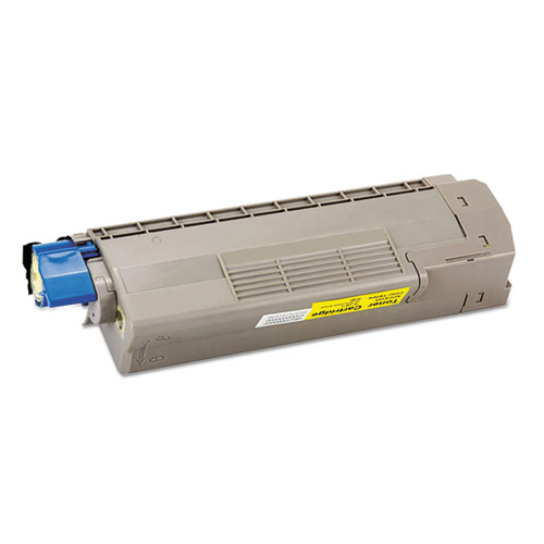 Picture of Remanufactured Yellow Toner, Replacement for 44315301, 6,000 Page-Yield