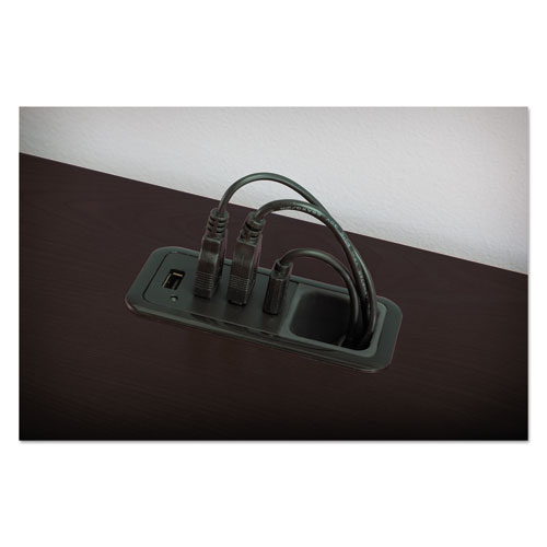 Picture of Enterprise Collection L-Desk Pedestal, 70.13" x 70.13" x 29.75", Mocha Cherry, (Box 1 of 2)