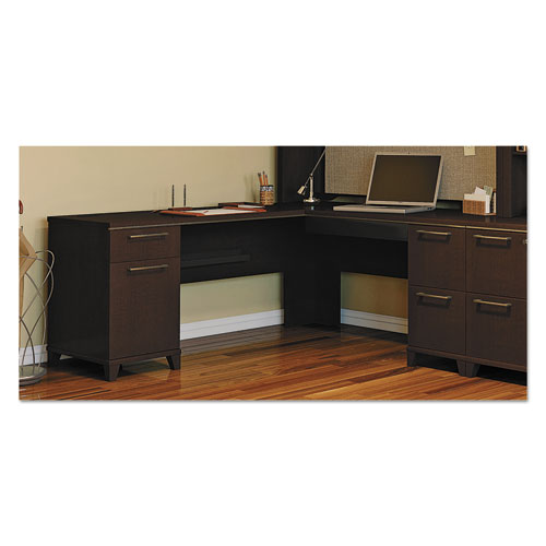 Picture of Enterprise Collection L-Desk Pedestal, 70.13" x 70.13" x 29.75", Mocha Cherry, (Box 1 of 2)