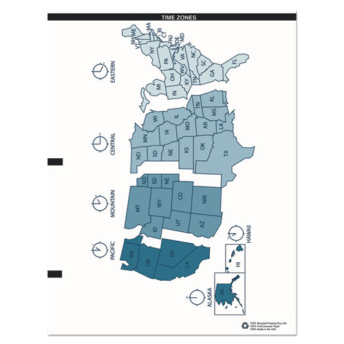 Picture of Recycled Two Year Monthly Planner with Expense Logs, 8.75 x 6.88, Black Cover, 24-Month: Jan 2025 to Dec 2026