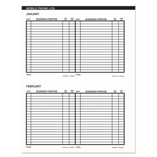 Picture of Recycled Two Year Monthly Planner with Expense Logs, 8.75 x 6.88, Black Cover, 24-Month: Jan 2025 to Dec 2026