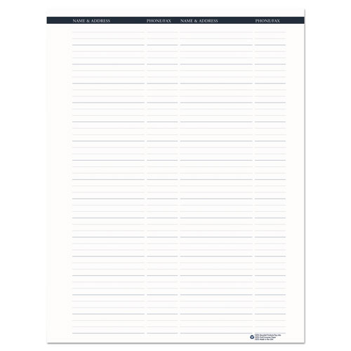 Picture of Recycled Wirebound Weekly/Monthly Planner, 11 x 8.5, Black Cover, 12-Month (Jan to Dec): 2025