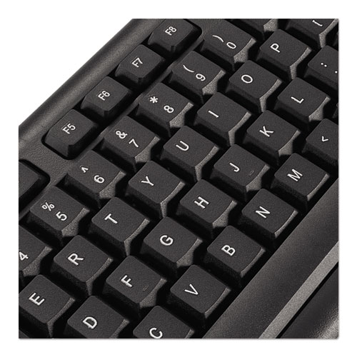 Picture of Slimline Keyboard and Mouse, USB 2.0, Black