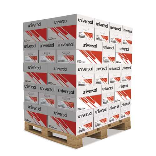 Picture of Copy Paper, 92 Bright, 20 lb Bond Weight, 8.5 x 11, White, 500 Sheets/Ream, 10 Reams/Carton, 40 Cartons/Pallet