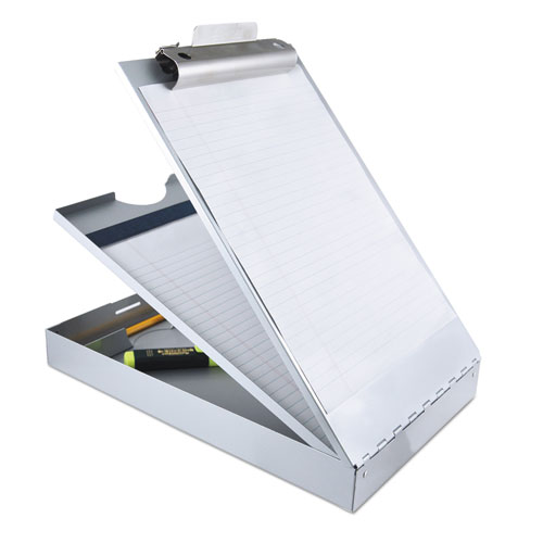 Picture of Cruiser Mate Aluminum Storage Clipboard, 1.5" Clip Capacity, Holds 8.5 x 11 Sheets, Silver