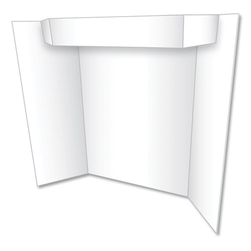 Picture of Two Cool Tri-Fold Poster Board, 24 x 36, White/White