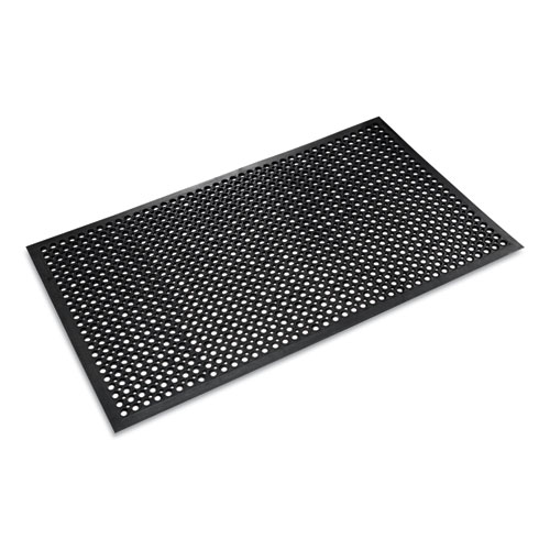 Picture of Safewalk-Light Drainage Safety Mat, Rubber, 36 x 60, Black