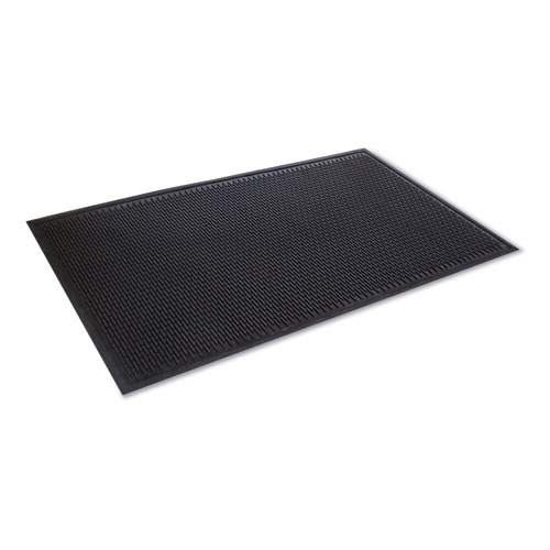 Picture of Crown-Tred Indoor/Outdoor Scraper Mat, Rubber, 35.5 x 59.5, Black