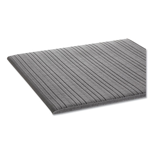 Picture of Ribbed Anti-Fatigue Mat, Vinyl, 36 x 120, Gray