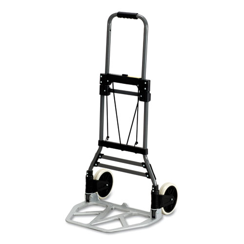 Picture of Stow-Away Collapsible Medium Hand Truck, 275 lb Capacity, 19 x 17.75 x 38.75, Aluminum