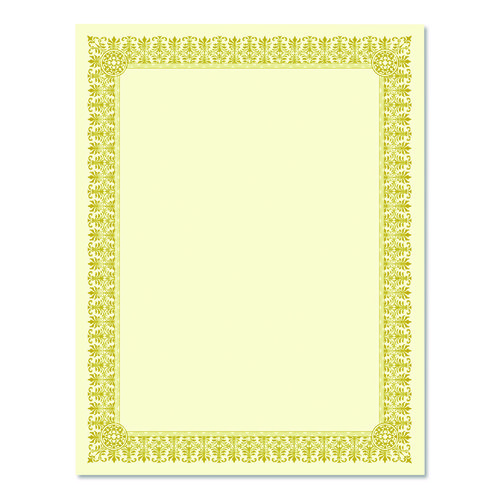 Premium+Certificates%2C+8.5+X+11%2C+Ivory%2Fgold+With+Fleur+Gold+Foil+Border%2C+15%2Fpack