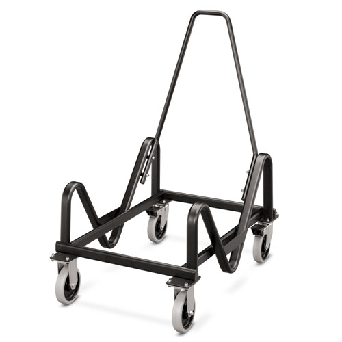 Picture of Olson Stacker Series Cart, Metal, 21.38" x 35.5" x 37", Black