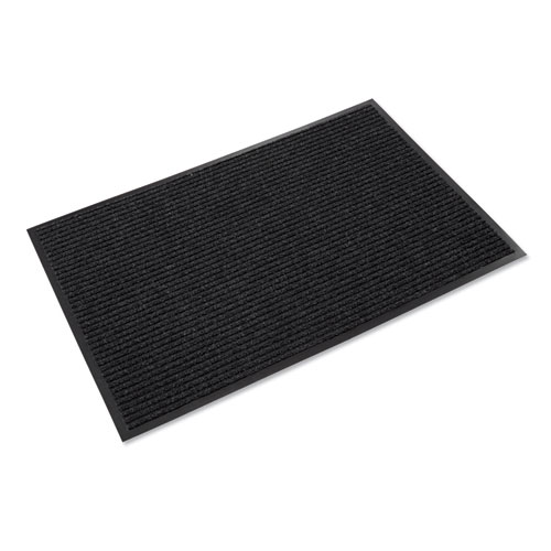 Picture of Needle Rib Wipe and Scrape Mat, Polypropylene, 36 x 60, Charcoal