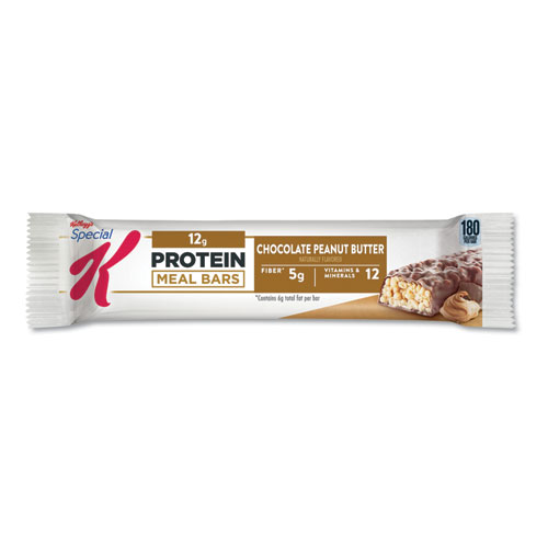 Picture of Special K Protein Meal Bar, Chocolate/Peanut Butter, 1.59 oz, 8/Box