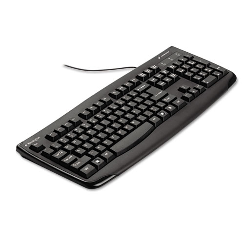 Picture of Pro Fit USB Washable Keyboard, 104 Keys, Black