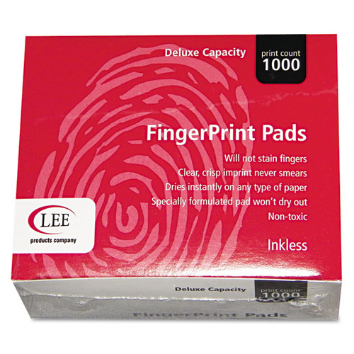 Picture of Inkless Fingerprint Pad, 2.25" x 175", Black, 12/Pack