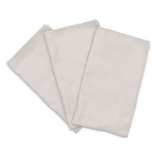 Picture of Microfiber Cleaning Cloths, 6 x 7, Unscented, Gray, 3/Pack