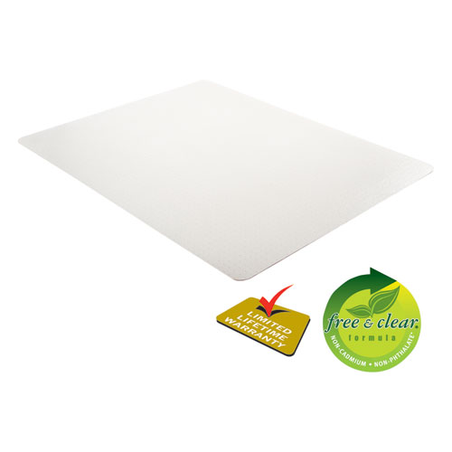 Picture of EconoMat Occasional Use Chair Mat, Low Pile Carpet, Roll, 46 x 60, Rectangle, Clear