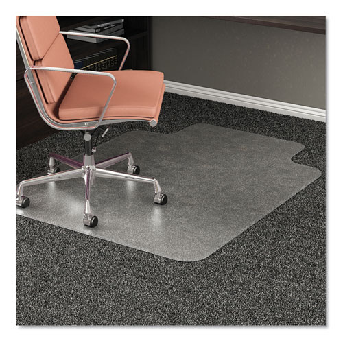 Picture of RollaMat Frequent Use Chair Mat, Med Pile Carpet, Flat, 36 x 48, Lipped, Clear