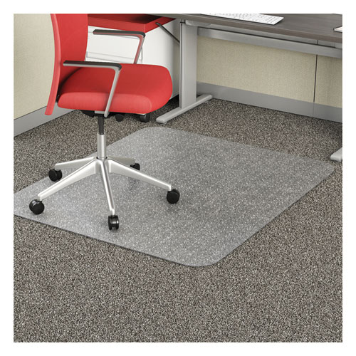 Picture of EconoMat Occasional Use Chair Mat, Low Pile Carpet, Roll, 46 x 60, Rectangle, Clear