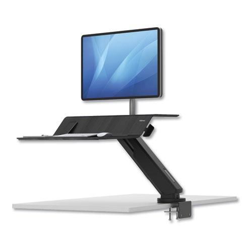 Picture of Lotus RT Sit-Stand Workstation, 48" x 30" x 42.2" to 49.2", Black