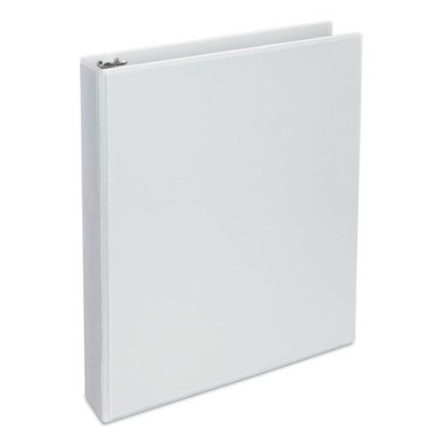 Picture of Deluxe Round Ring View Binder, 3 Rings, 1.5" Capacity, 11 x 8.5, White
