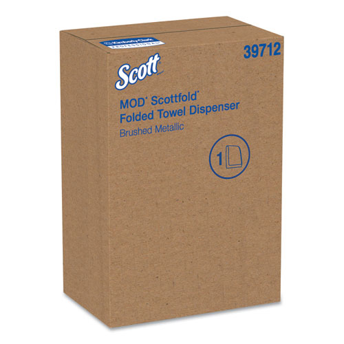 Picture of Mod* Scottfold* Towel Dispenser, 10.6 x 5.48 x 18.79, Brushed Metallic