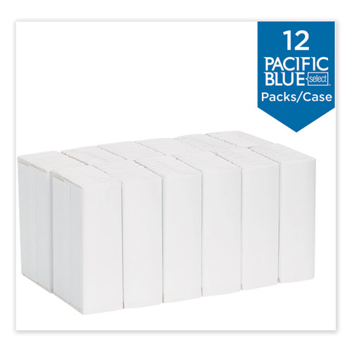 Picture of Pacific Blue Select C-Fold Paper Towels, 2-Ply, 10.1 x 12.7, White, 120/Pack, 12 Packs/Carton