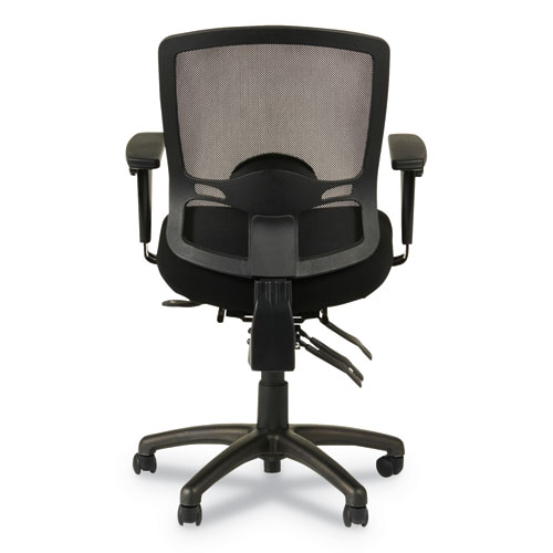 Picture of Alera Etros Series Mesh Mid-Back Petite Multifunction Chair, Supports Up to 275 lb, 17.16" to 20.86" Seat Height, Black