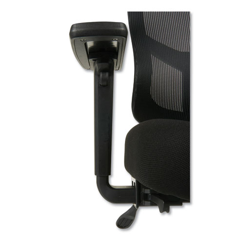 Picture of Alera Elusion II Series Mesh Mid-Back Swivel/Tilt Chair, Adjustable Arms, Supports 275lb, 17.51" to 21.06" Seat Height, Black