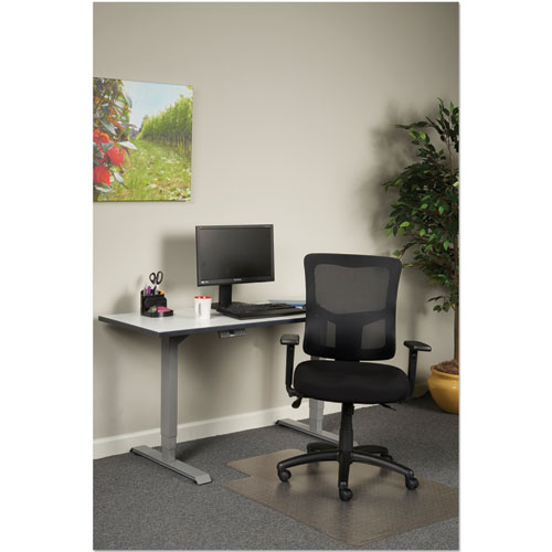 Picture of Alera Elusion II Series Mesh Mid-Back Synchro Seat Slide Chair, Supports Up to 275 lb, 17.51" to 21.06" Seat Height, Black