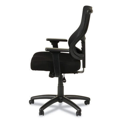 Picture of Alera Elusion II Series Mesh Mid-Back Synchro Seat Slide Chair, Supports Up to 275 lb, 17.51" to 21.06" Seat Height, Black