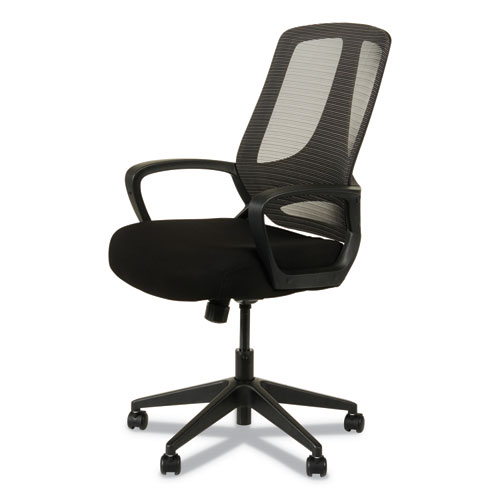 Picture of Alera MB Series Mesh Mid-Back Office Chair, Supports Up to 275 lb, 18.11" to 21.65" Seat Height, Black